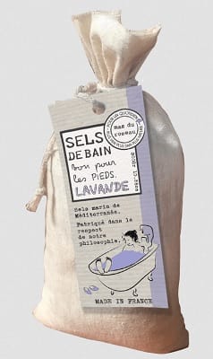 Sel de bain à la lavande
