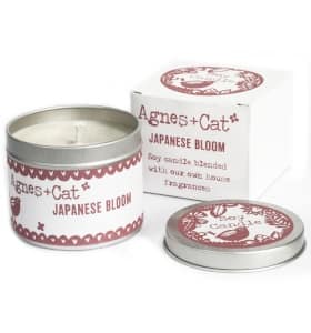 Bougie en étain - Fleur Japonaise