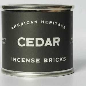 Briques d'encens de cèdre
