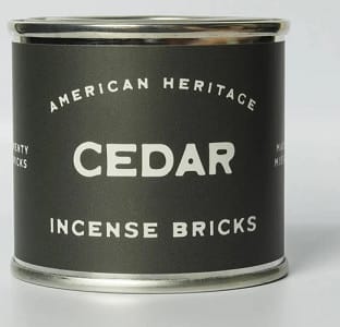 Briques d'encens de cèdre