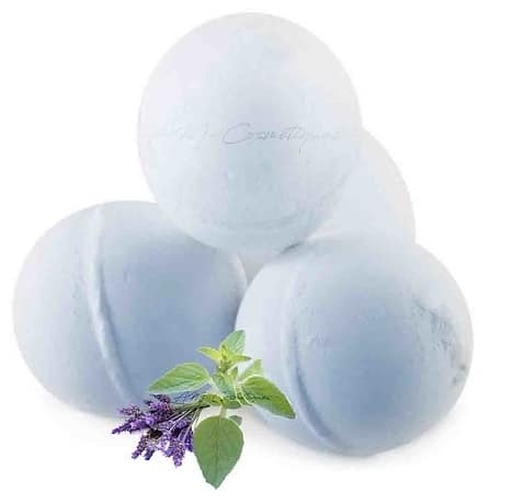 Boules de bain Lavande et Marjolaine aux huiles essentielles