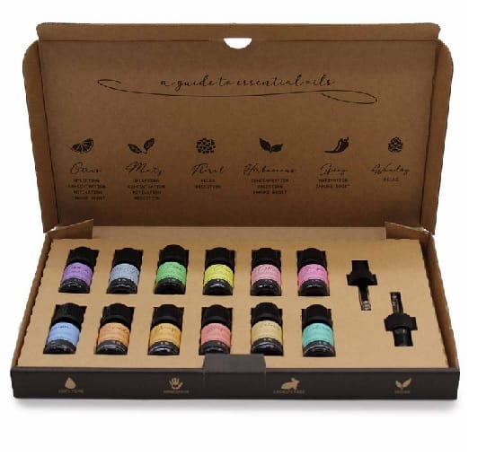 Set d'huiles essentielles d'aromathérapie