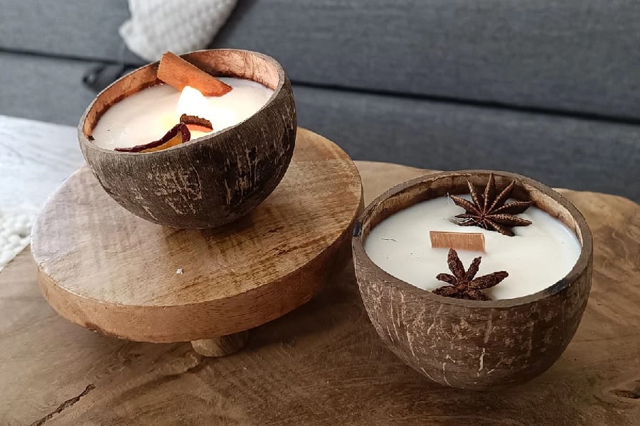 La Coco Coffret Bougie Pomme d'amour